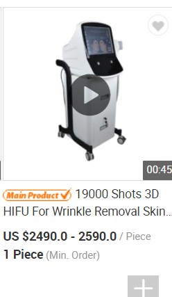 19000 máquina de los tiros 3D HIFU para adelgazar del cuerpo del rejuvenecimiento HIFU de la piel del retiro de la arruga